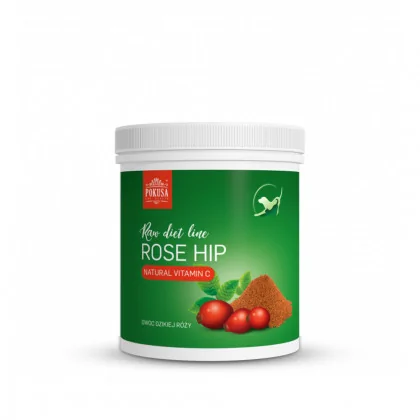 Pokusa RawDietLine Owoc dzikiej róży dla psów i kotów, wzmacnia odporność produkt 200g