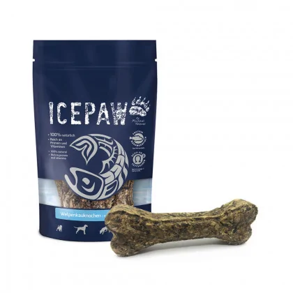 ICEPAW Welpenkauknochen Gryzaki ze skór dla szczeniąt i dorosłych psów 4szt. 250g