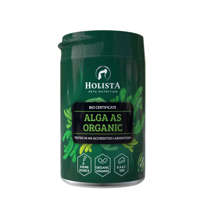 Holista Pets BIO Alga dla psów i kotów Spowalnia postęp chorób przyzębia produkt 250g