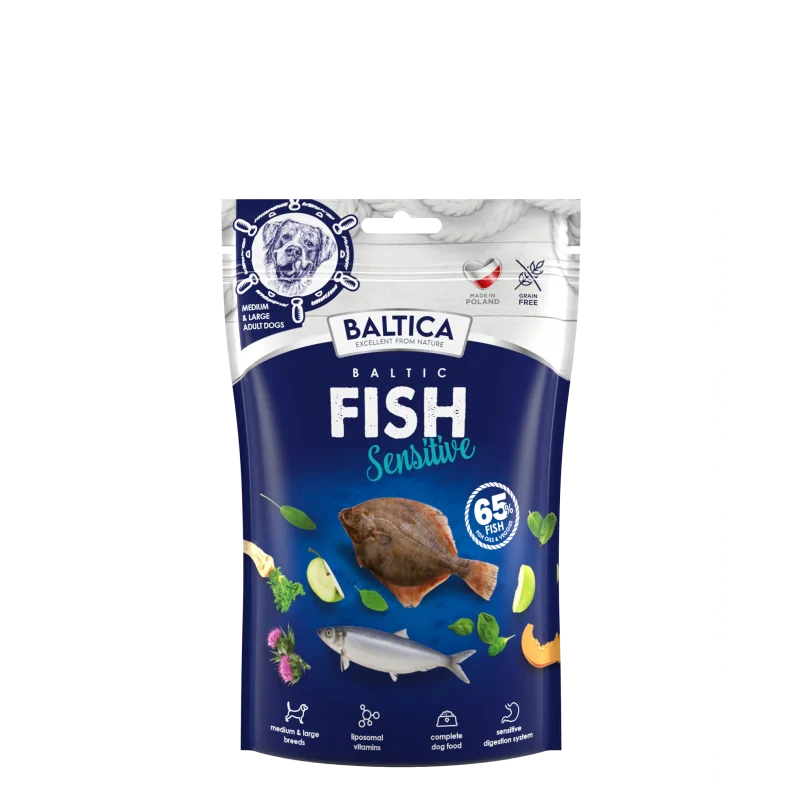 BALTICA Baltic Fish sensitive Sucha karma dla psów średnich i dużych ras 200g
