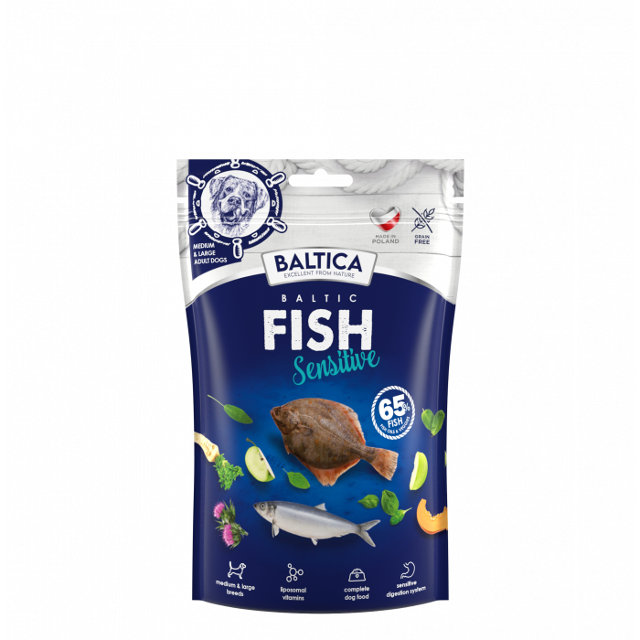 BALTICA Baltic Fish sensitive Sucha karma dla psów średnich i dużych ras 200g