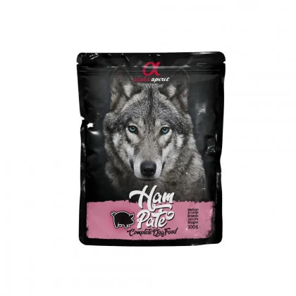 Alpha Spirit pasztet z wieprzowiny mokra karma dla psów, tylko jedno źródło białka produkt 300g