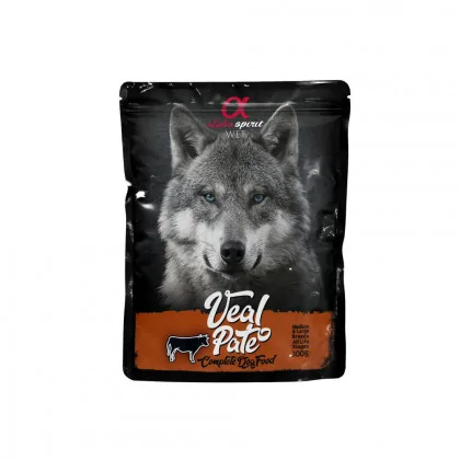 Alpha Spirit Pasztet z cielęciny mokra karma dla psów, tylko jedno źródło białka produkt 300g