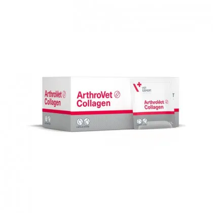 VetExpert Arthrovet Collagen na stawy dla psów i kotów 60 saszetek 151,5g VetExpert Arthrovet Collagen na stawy dla psów i kotów 60 saszetek Skuteczne wsparcie stawów 151,5g
