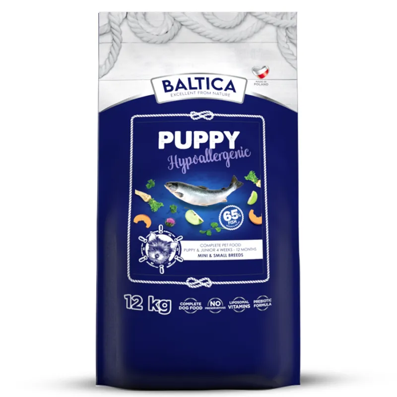 BALTICA Puppy Hypoallergenic Sucha karma dla szczeniąt małych ras 12kg