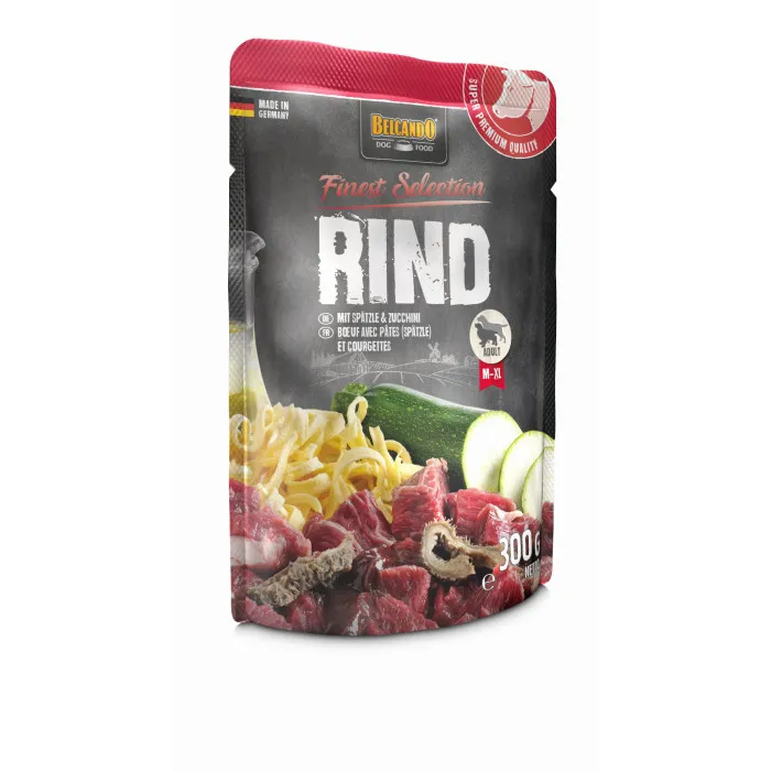 Saszetka mokrej karmy Belcando Finest Selection gramatura 125g smak wołowina