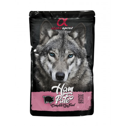 Alpha Spirit Pasztet z wieprzowiny mokra karma dla psów tylko jedne źródło białka produkt  100g