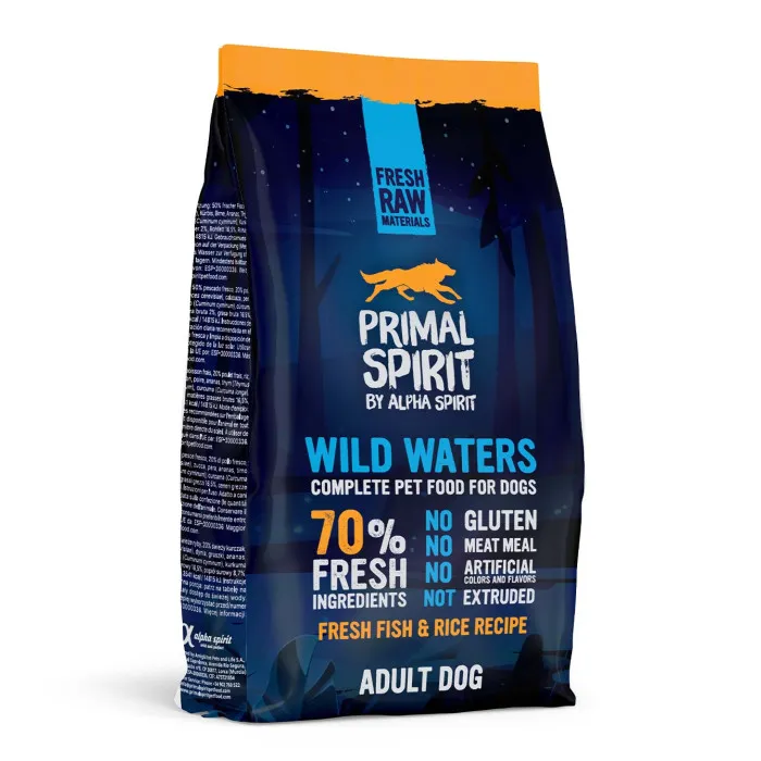 Primal Spirit 70% Wild Waters Sucha karma dla psów Bez glutenu produkt 1kg