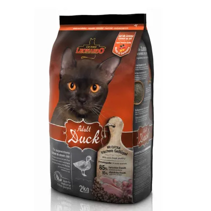 Leonardo Adult Duck Sucha karma dla kotów dorosłych o smaku kaczki i ryżu produkt 2 kg