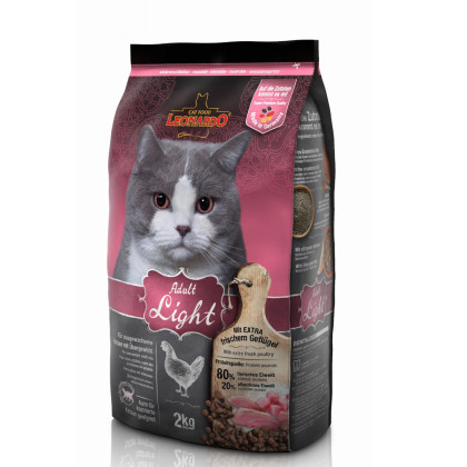 Leonardo Adult Light  karma  sucha dla kotów z nadwagą Spełnia wymagania bez przeciążania produkt 2kg