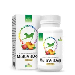 Pokusa GreenLine MultiVit Dog Witaminy dla psów wspomaga trawienie produkt 120 tabletek