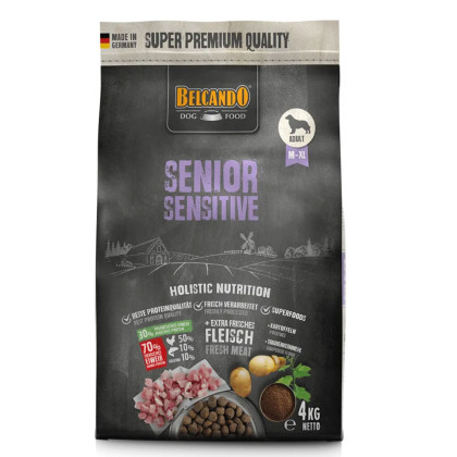 Belcando Senior Sensitive Sucha karma 4 kg dla psów seniorów ras średnich i dużych