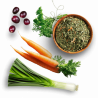 Suplementy, warzywa i owoce jako zbilansowane składniki karmy Belcando Mastercraft świeża wołowina