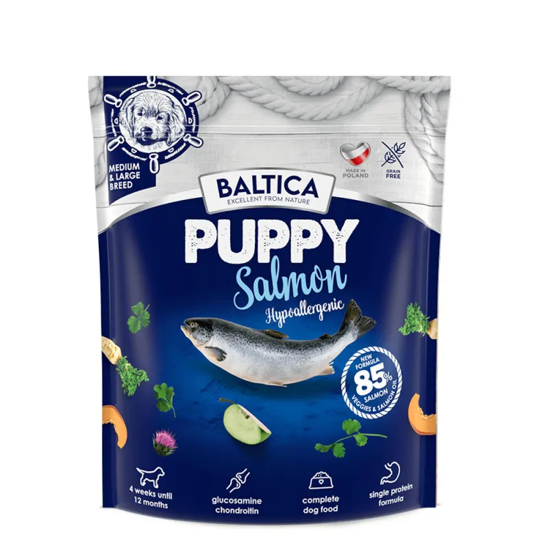 BALTICA Puppy Salmon Sucha karma dla szczeniąt średnich i dużych ras 1kg