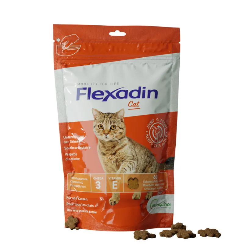 Flexadin Cat Kąski na Stawy 60 sztuk