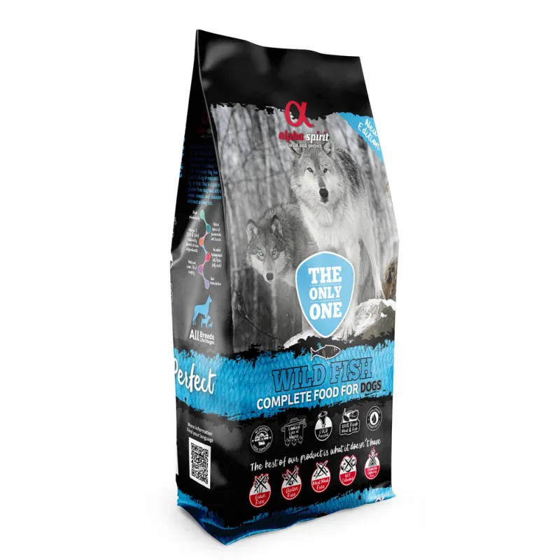 Alpha Spirit Wild Fish Sucha karma dla psów 12kg