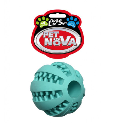 Pet Nova Piłka dental baseball 5 cm aromat mięty