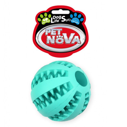 Pet Nova Piłka dental baseball 7 cm aromat mięty
