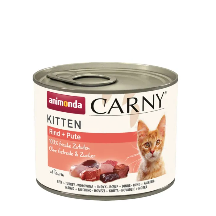 Animonda Kitten wołowina, indyk 200g