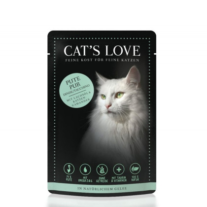 Cat's Love karma dla kotów indyk w naturalnej galaretce 85g
