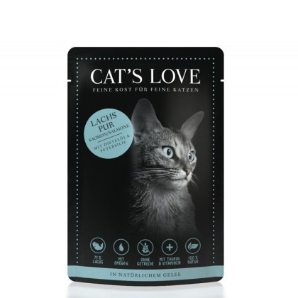 Cat's Love karma dla kotów łosoś w naturalnej galaretce 85g