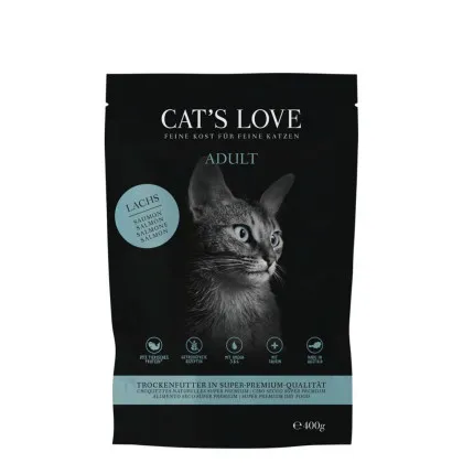 Cat's Love sucha karma dla kotów łosoś 400g