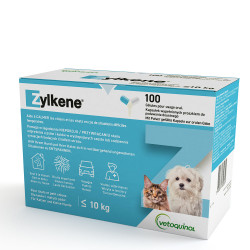 Zylkene tabletki uspokajające dla małych psów i kotów o wadze do 10 kg opakowanie 10 szt