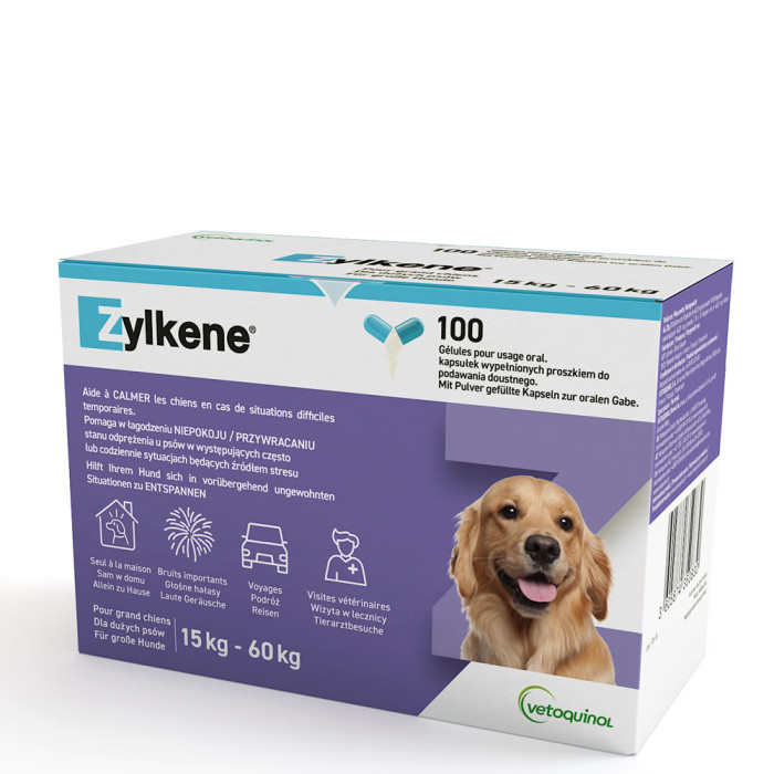 Zylkene tabletki uspokające dla dużych psów o wadze 15-60 kg opakowanie 10 szt