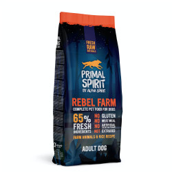 Primal Spirit 65% Rebel Farm Sucha karma dla psów 12kg