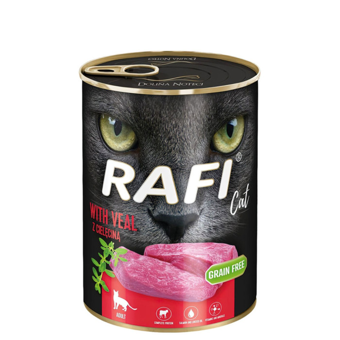 Rafi Cat mokra karma dla kotów Cielęcina 400g