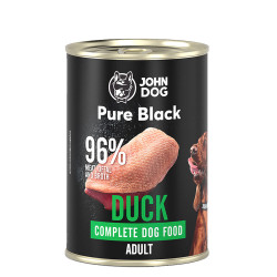 John Dog Pure Black mokra karma dla psa Kaczka 400g
