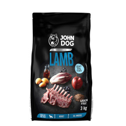 John Dog Premium Line Light Sucha Karma Dla Psów Jagnięcina 3kg