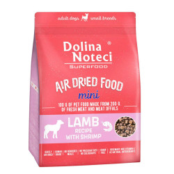 Dolina Noteci Superfood jagnięcina z krewetkami karma dla psów mini 1 kg