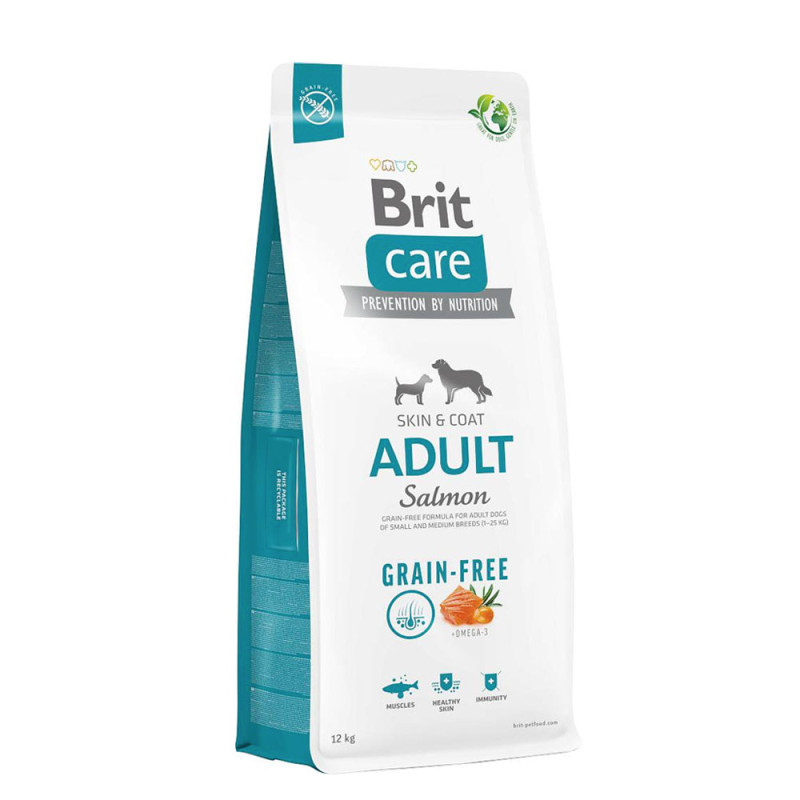 Brit Care Dog Grain-Free Adult Skin & Coat, łosoś 12kg
