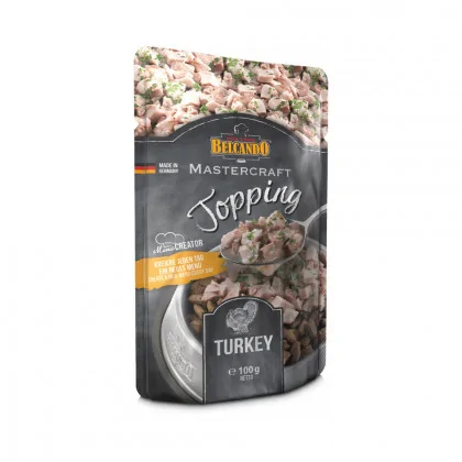 Belcando Mastercraft Topping saszetka 100g polewa do suchej karmy dla psów smak indyk
