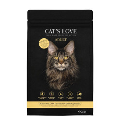 Cat's Love sucha karma dla kotów drób 2kg