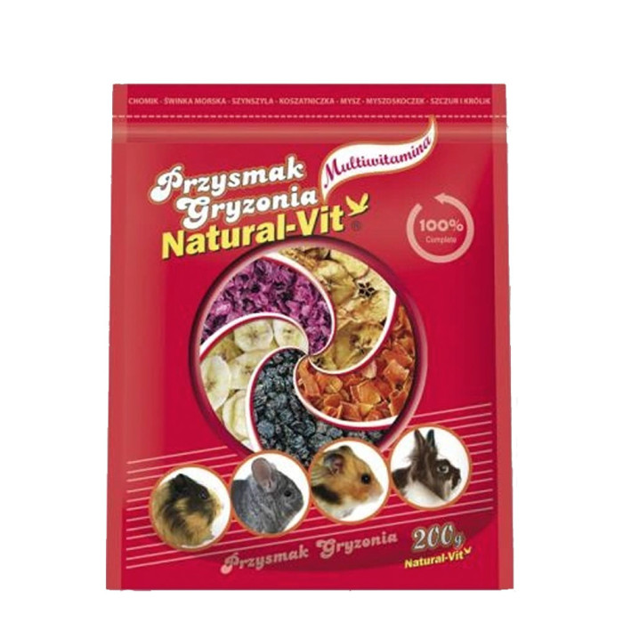 Natural-Vit Przysmak dla Gryzoni Multiwitamina 200g