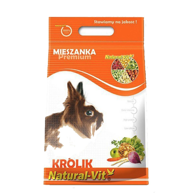 Natural-Vit Mieszanka Premium dla Królików 500g