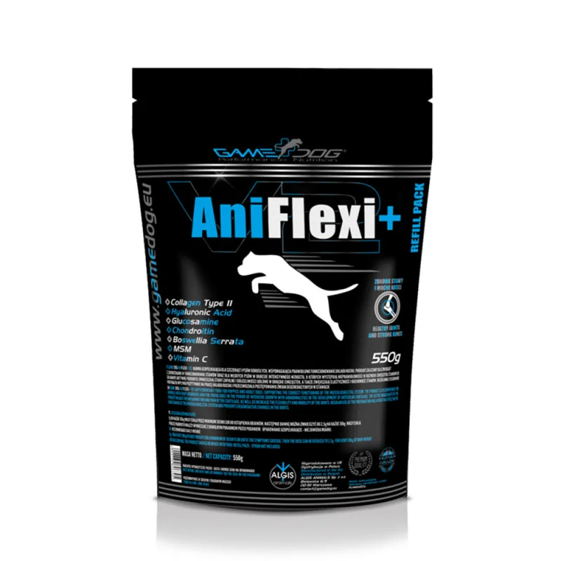 Opakowanie uzupełniające witamin dla psów AniFlexi+V2 Game Dog gramatura 550 g