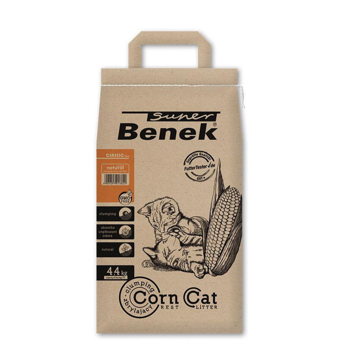 Żwirek kukurydziany Super Benek Corn Cat 7l