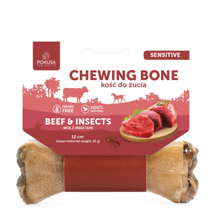 Pokusa Kość do Żucia Chewing Bone SENSITIVE 12 cm
