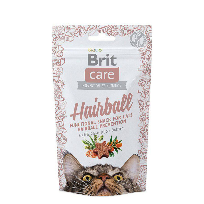 Brit Care Hairball Przysmak Dla Kota na odkłaczanie 50g