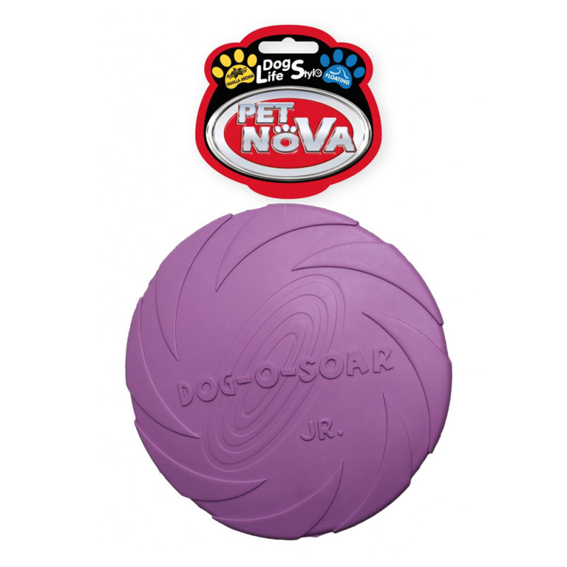 Pet Nova Frisbee dysk gumowy 15 cm fioletowy