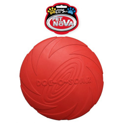 Pet Nova Frisbee dysk gumowy 22 cm czerwony