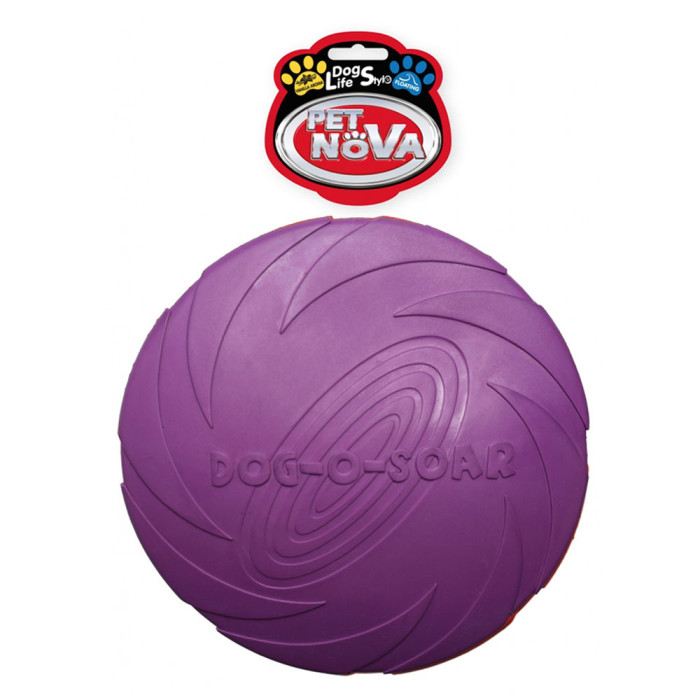 Pet Nova Frisbee Dysk Gumowy 22 cm fioletowy