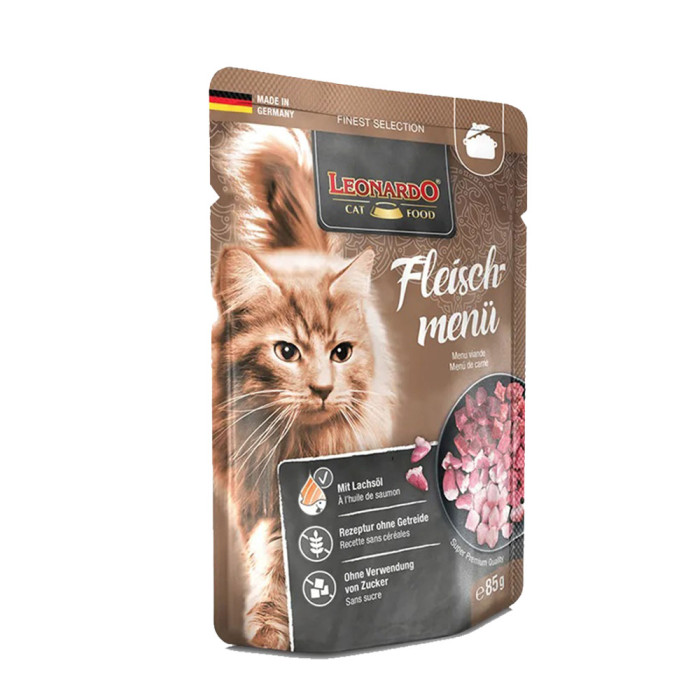 Leonardo Finest Selection Mokra Karma Dla Kota mięsne menu 85g