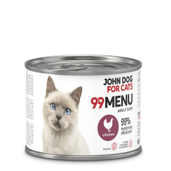 John Dog for Cats 99 Menu mokra karma dla kotów Kurczak 200g