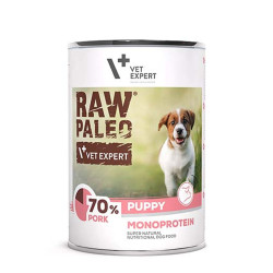 Raw Paleo Puppy mokra karma dla szczeniąt Wieprzowina 400g