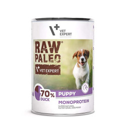 Raw Paleo Puppy mokra karma dla szczeniąt Kaczka 400g