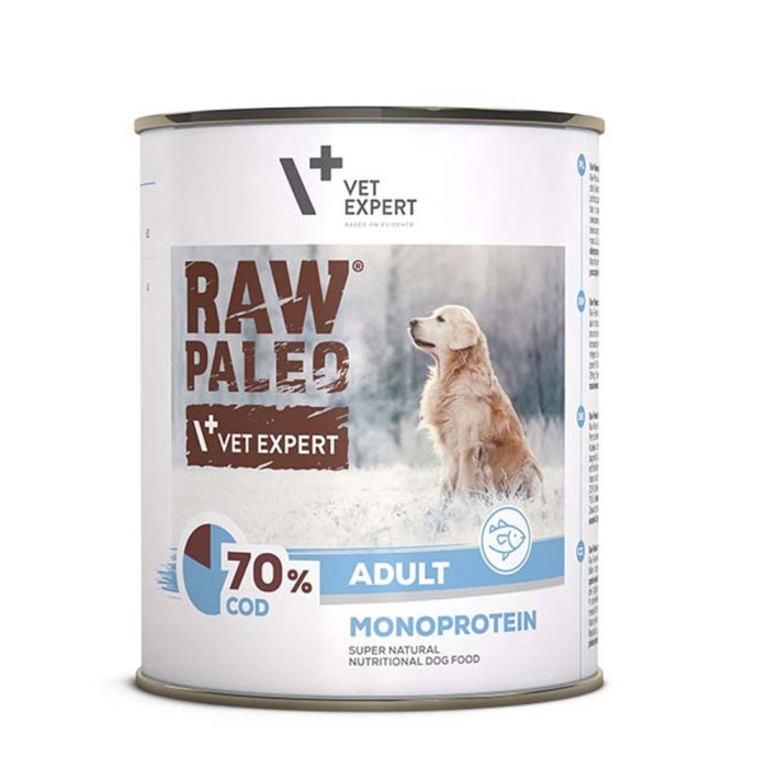 Raw Paleo mokra karma dla psów DORSZ 800g